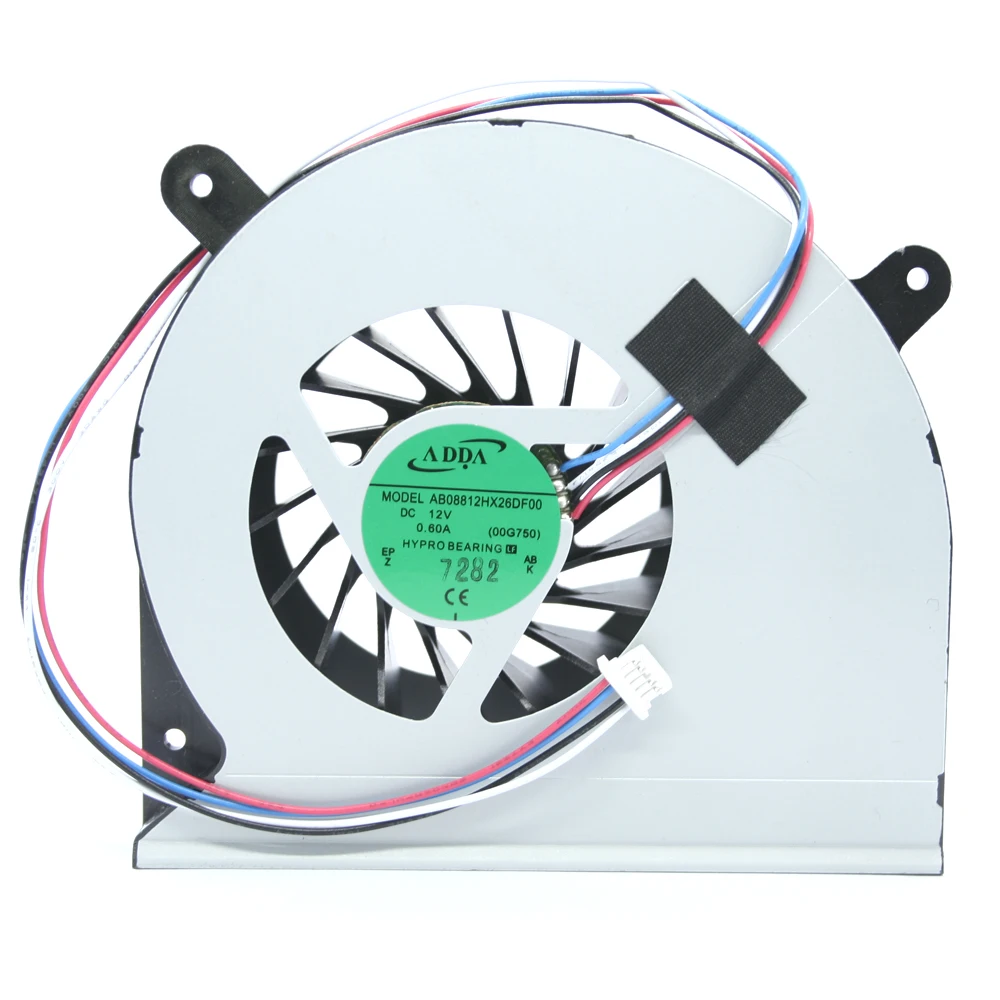 Новый охлаждающий вентилятор ADDA AB08812HX26DB00 для Asus G750JW G750J 00G750JH DC 12 В 0.60A 4-контактный -
