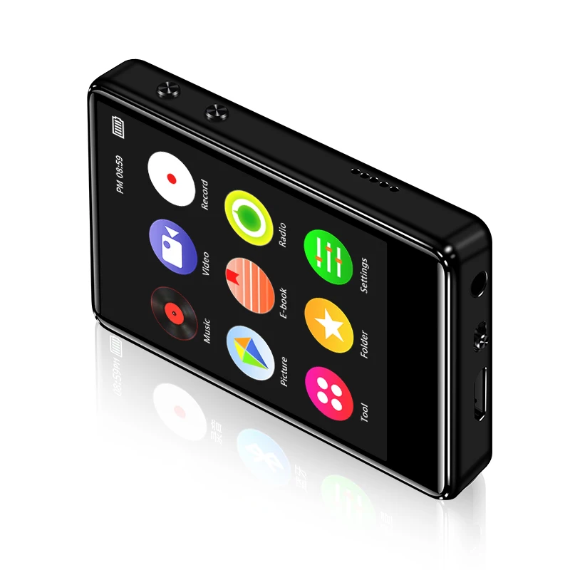 Hi-Fi плеер с Bluetooth 5 0 MP3-плеер со встроенной колонкой и радио экран 2 4 дюйма запись