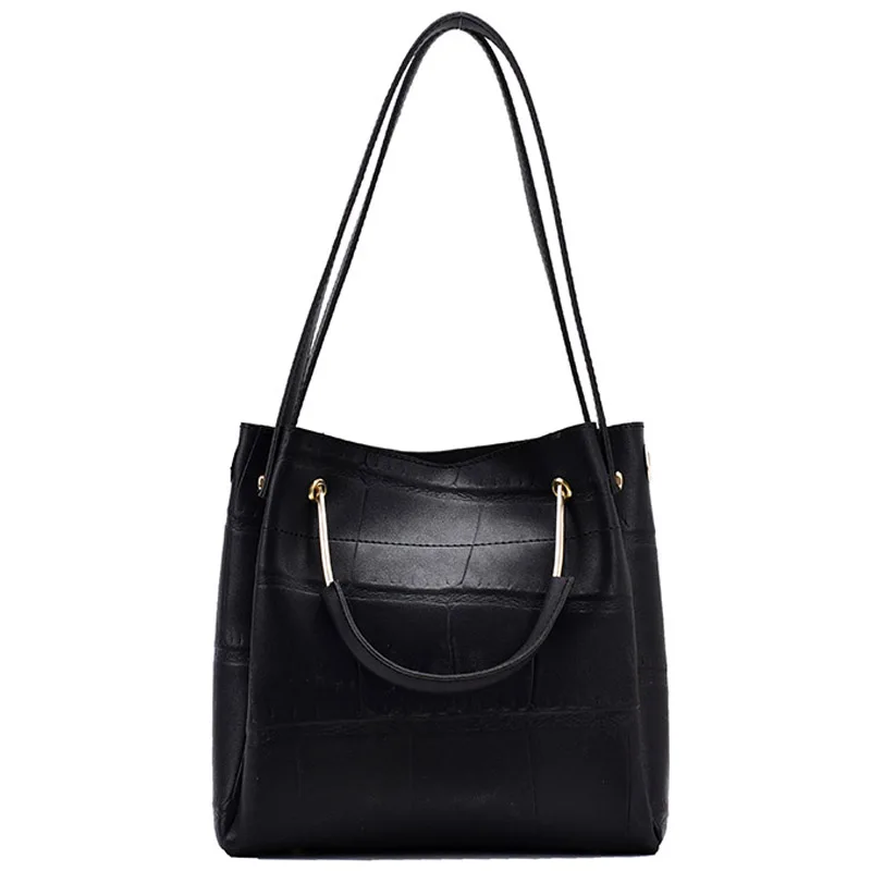 

High Quality Bag For Women 2020 New Fashion Handbag Shoulder Crossbite Bucket Bag Crossbody Bag Large Capacity Tote Bag Vintage