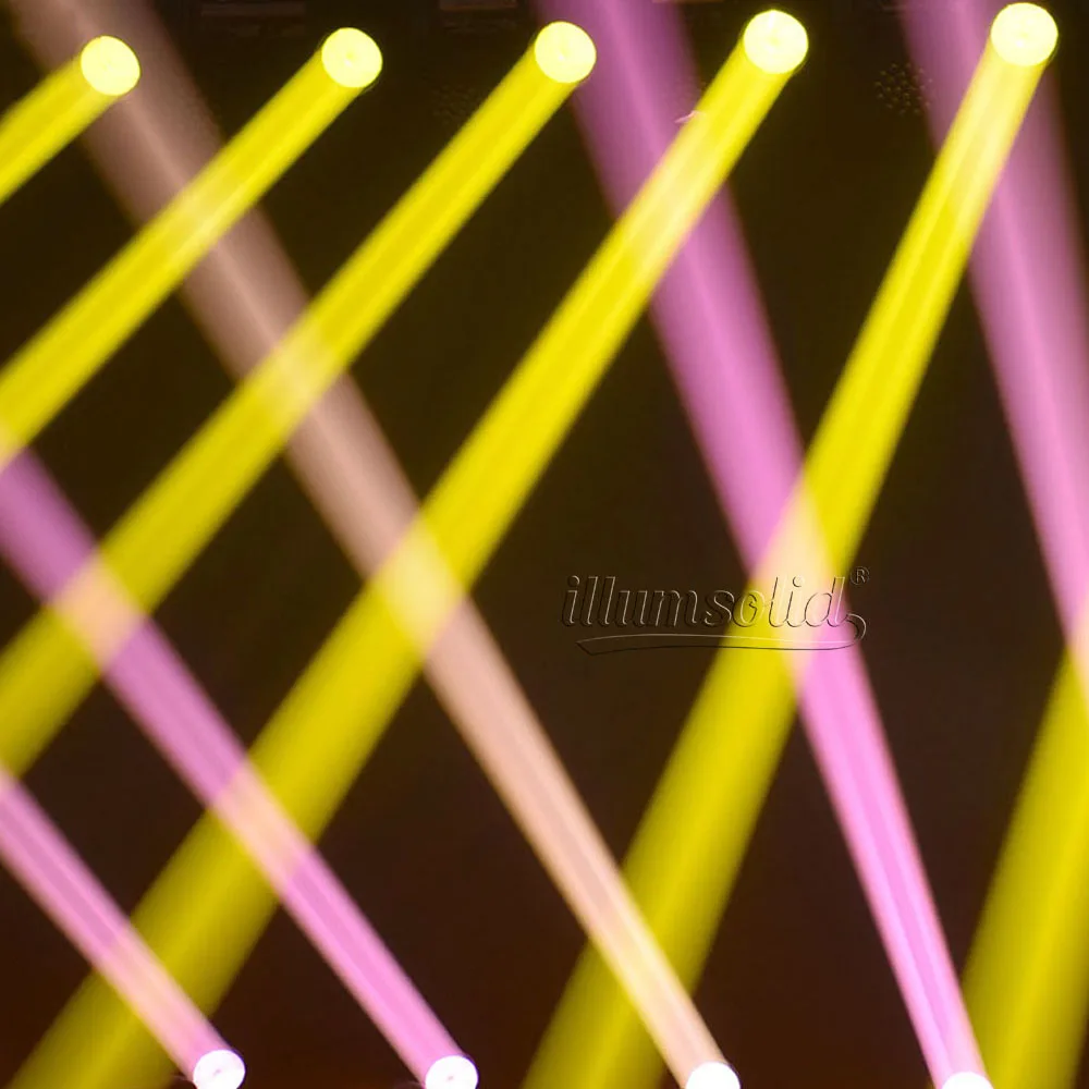 Профессиональный светодиодный светильник с движущейся головкой 8x12 Вт RGBW