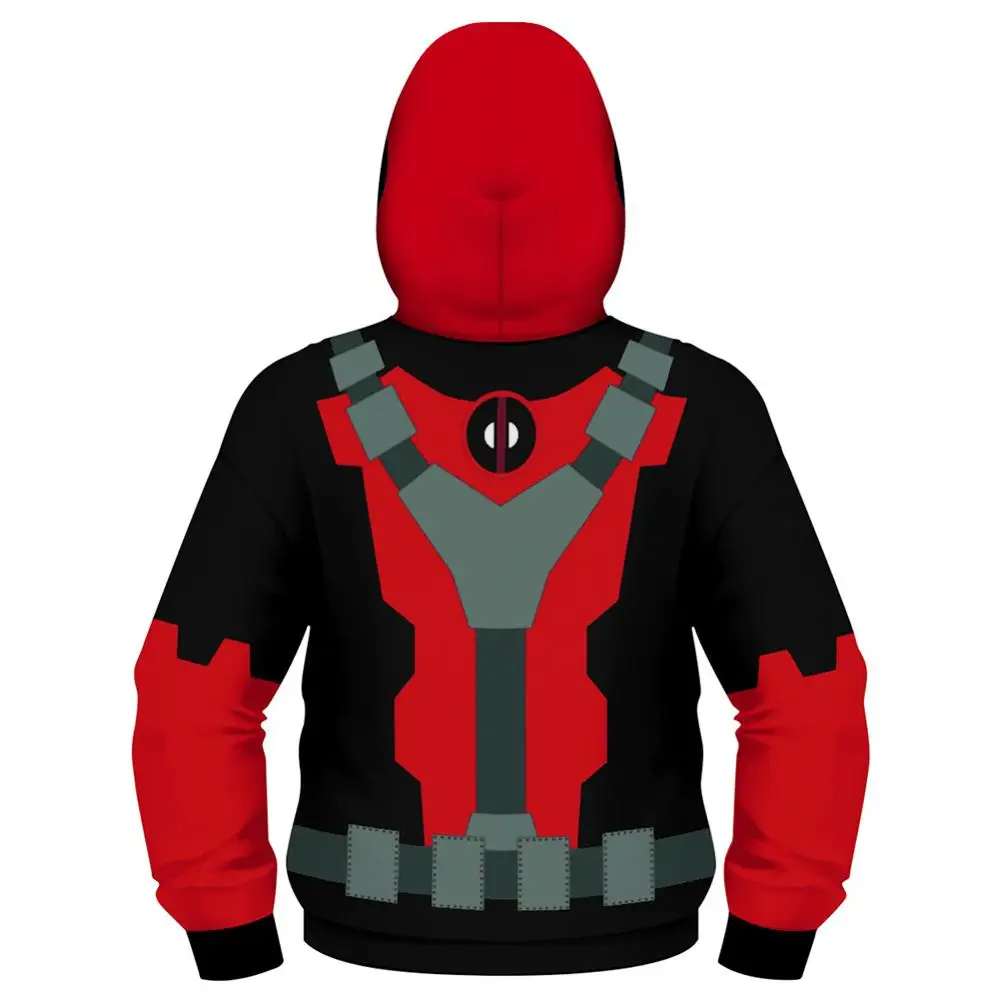 2020 быстрая доставка детская толстовка с капюшоном в стиле Дэдпула свитшот