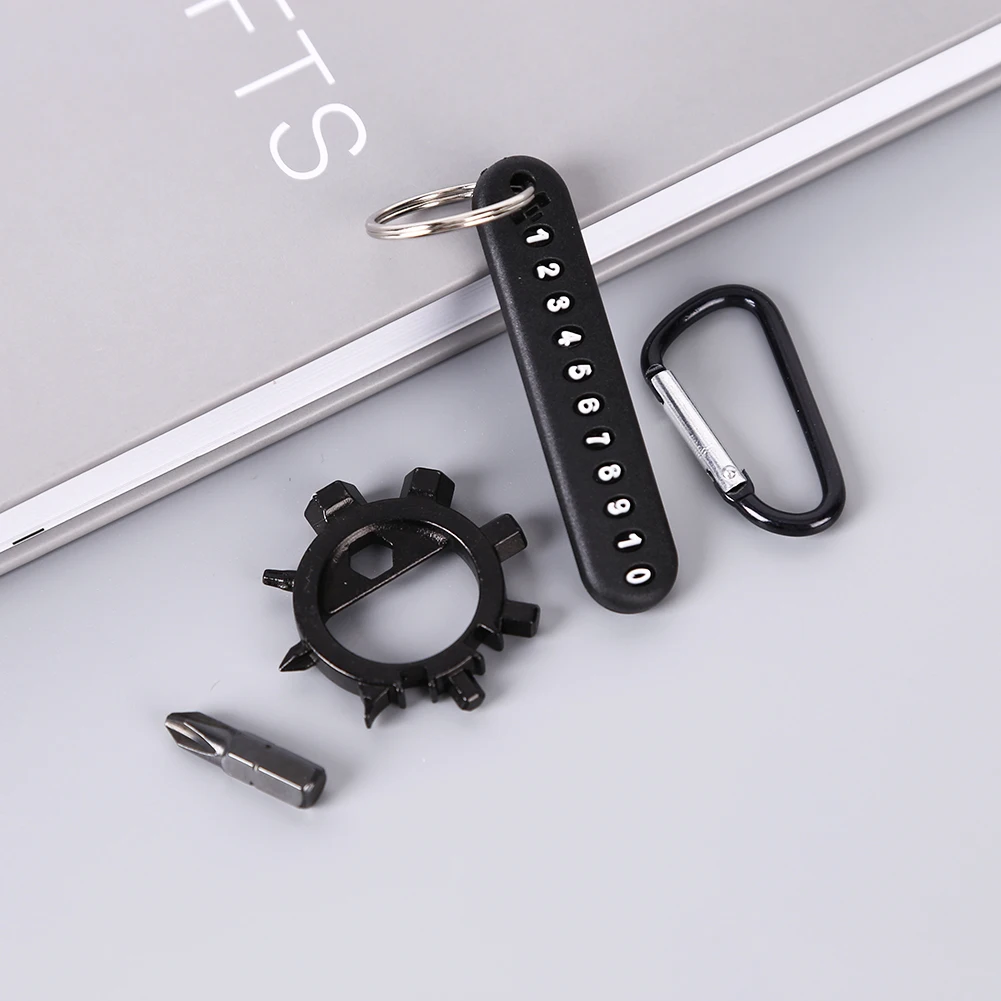 

Многофункциональная отвертка 12 в 1, многофункциональный инструмент с брелоком, открывалка для бутылок, велосипедное кольцо, регулируемый и...