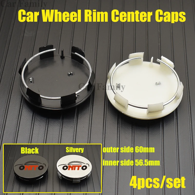 

4PCS Original dustproof 60mm 2.36" ABS Car Rims Wheel Hub Center Caps Covers fit for 207/301/308/309/408/508/807/2008/3008/4007