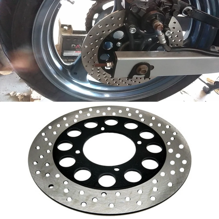 

1PC Stainless Steel Motorcycle Rear Brake Disc Rotor For Suzuki GSX 750/600 400 S Katana GS 500 K1 K2 K3 GSF 250 Bandit Across
