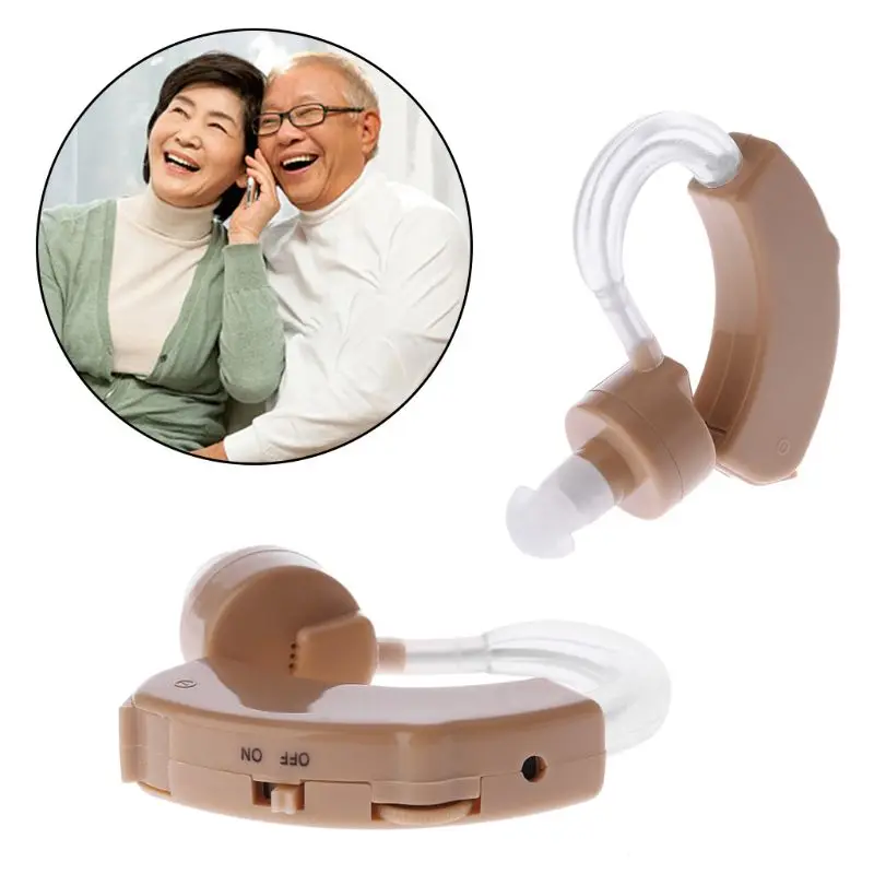 Портативный мини слуховой аппарат Регулируемый тон в ухо звук усилительное