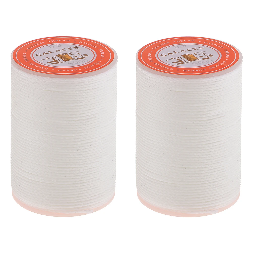 55 Meter 0.8mm Leather Waxed Wax Thread Cord Craft for DIY Tool Stitching 2Pcs Suitable For Diy Handicraft and Products | Дом и сад