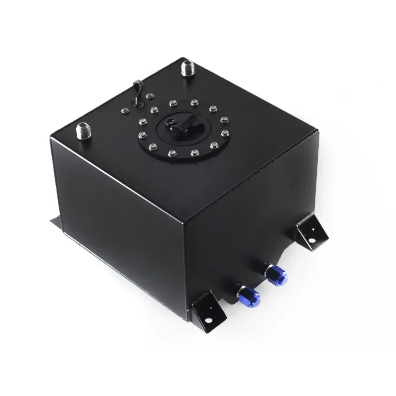 

Universal 15gallon 60L Aluminum Fuel Surge Tank Mirror Polish Fuel Cell with Foam Inside with Sensor