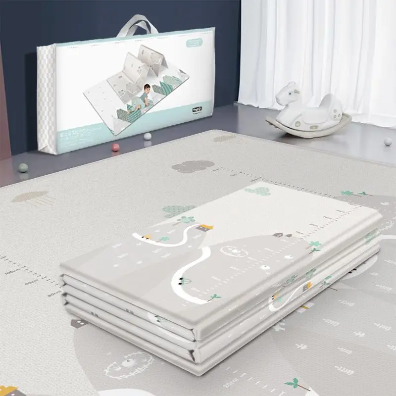 Двусторонний детский коврик с рисунком развивающий игровой игрушки для детей из