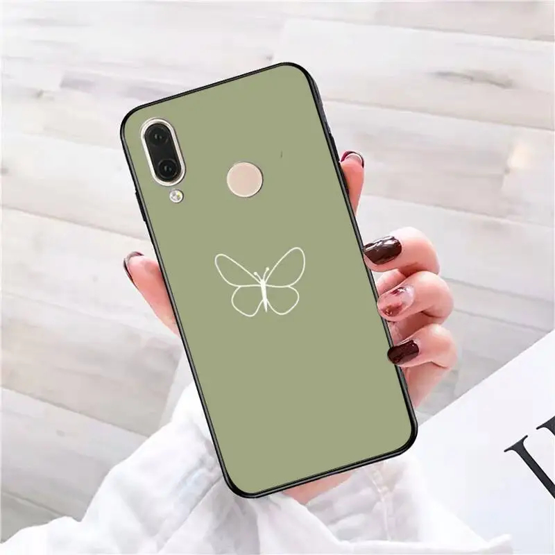 Ручной росписью сердца мягкий черный чехол для телефона Xiaomi Redmi 5 плюс 6 6pro 6a S2 4x Go 7