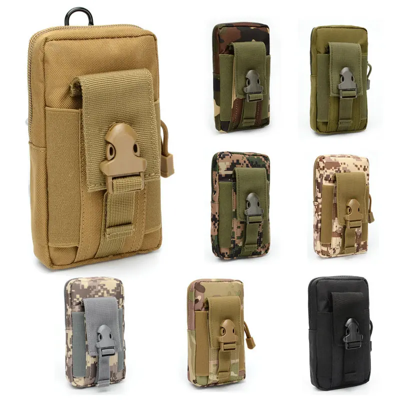 

Military Tactical Outdoor Waist Bags Pouches Case Pocket Men's Belt Bag Oxford Pack Belt Phone Bags