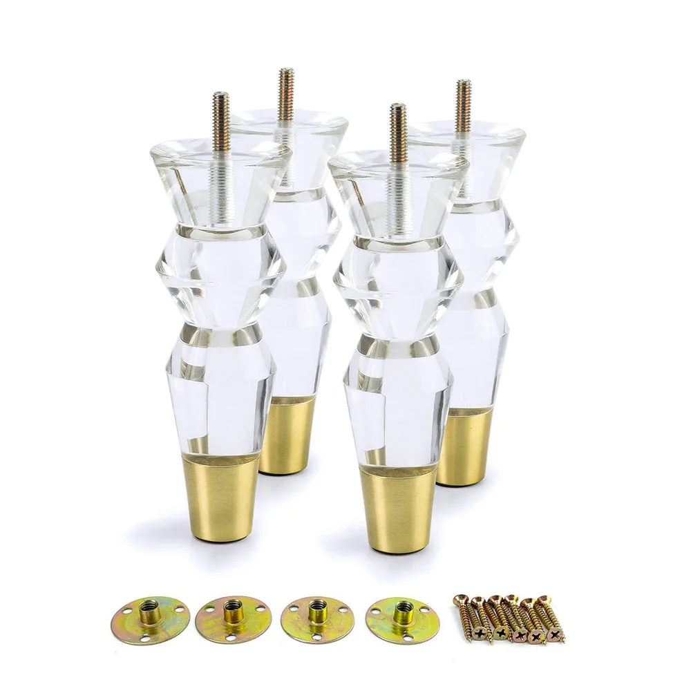 Сменные ножки для дивана 6 9 дюймов современный прозрачный декор сделай сам