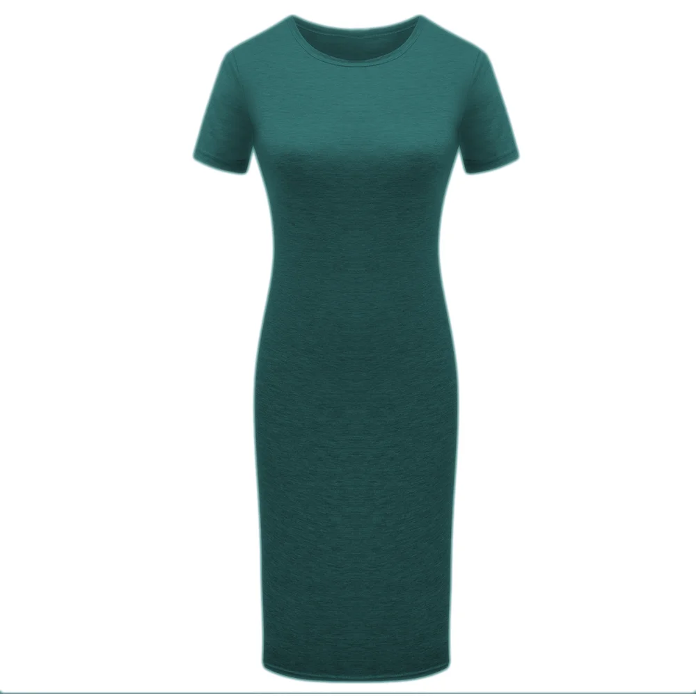 Осенне-зимнее женское платье Vestido с коротким рукавом, тонкое облегающее короткое платье с длинным рукавом, туника с вырезом лодочкой, Повседневное платье-карандаш, Прямая поставка