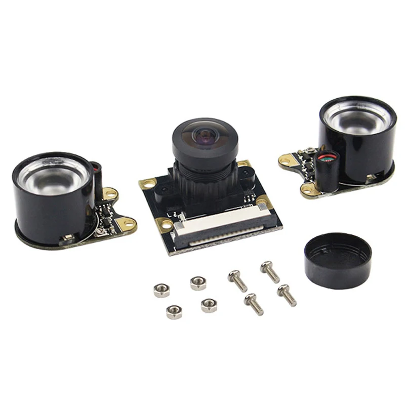 Raspberry Pi 4 Camera Night Version With 160 Fisheye Lens 5m Pixel 1080p Module For 3 | Компьютеры и офис