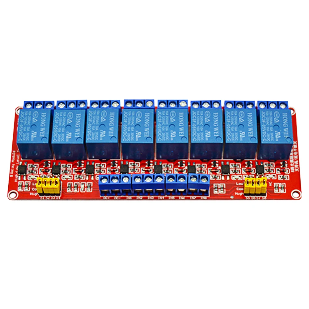 1/2/4/8 канальный релейный модуль реле для расширения платы 5V со спусковым уровень Поддержка оптрон реле для расширения платы