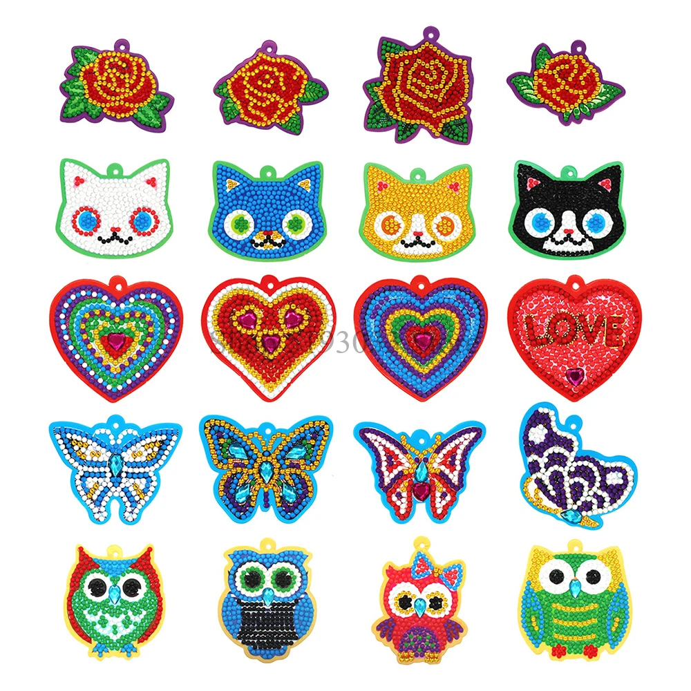 

20 шт., декоративные подвески для алмазной вышивки