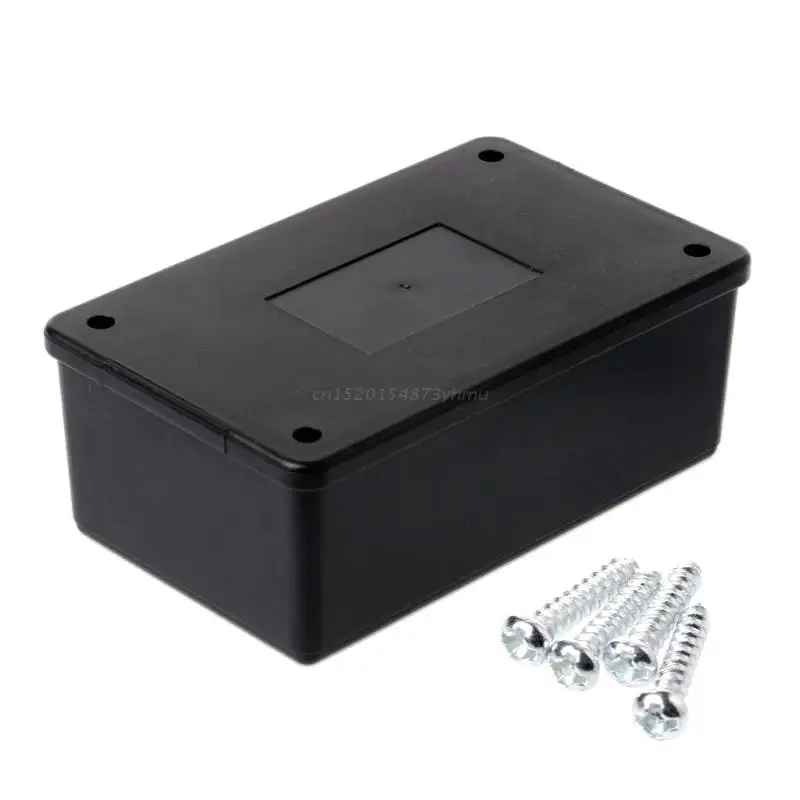 

Plastic Instrument Case Small Black Shell Plastic Electronic Project Box Waterproof Dustproof Electrical Junction Box Q81C
