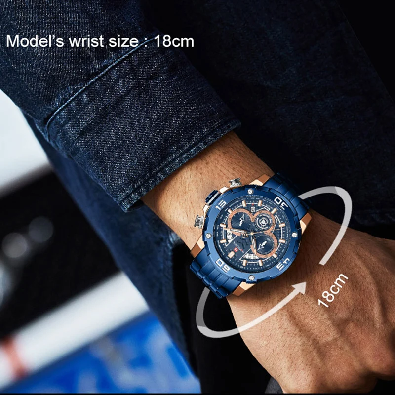 

NAVIFORCE Top Business Brand Men Watches Luxury Quartz Man Watch Fashion Waterproof Male Clock Wristwatches Relogio Masculino