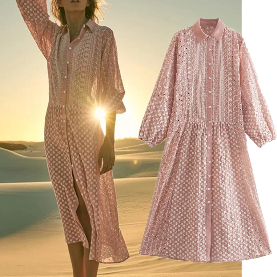 

Withered Vestidos De Fiesta De Noche Summer Dress Women Indie Folk Vintage Bohemian Floral Embroidery Loose Midi Party Dress