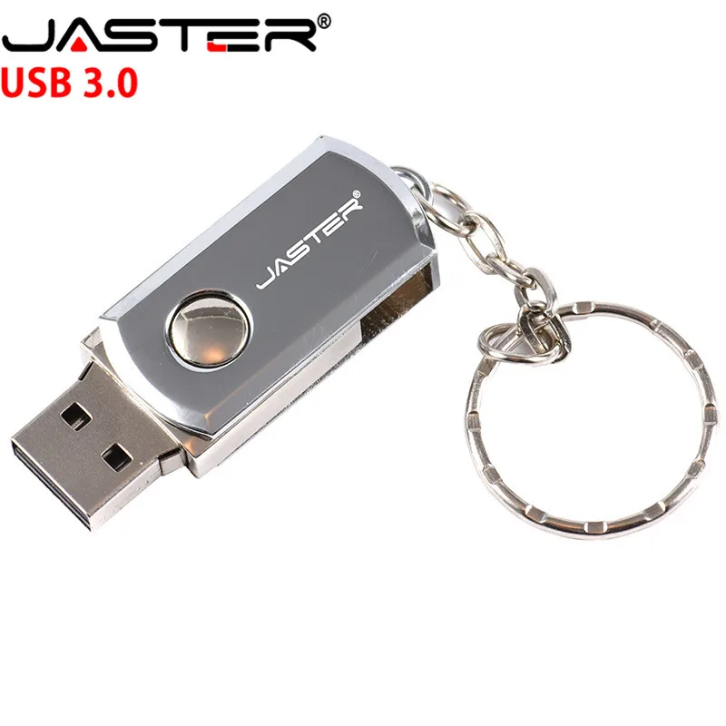 JASTER хит продаж металлический USB флеш-накопитель 3 0 брелок для ключей 128 Гб 64 ГБ 32 16 8
