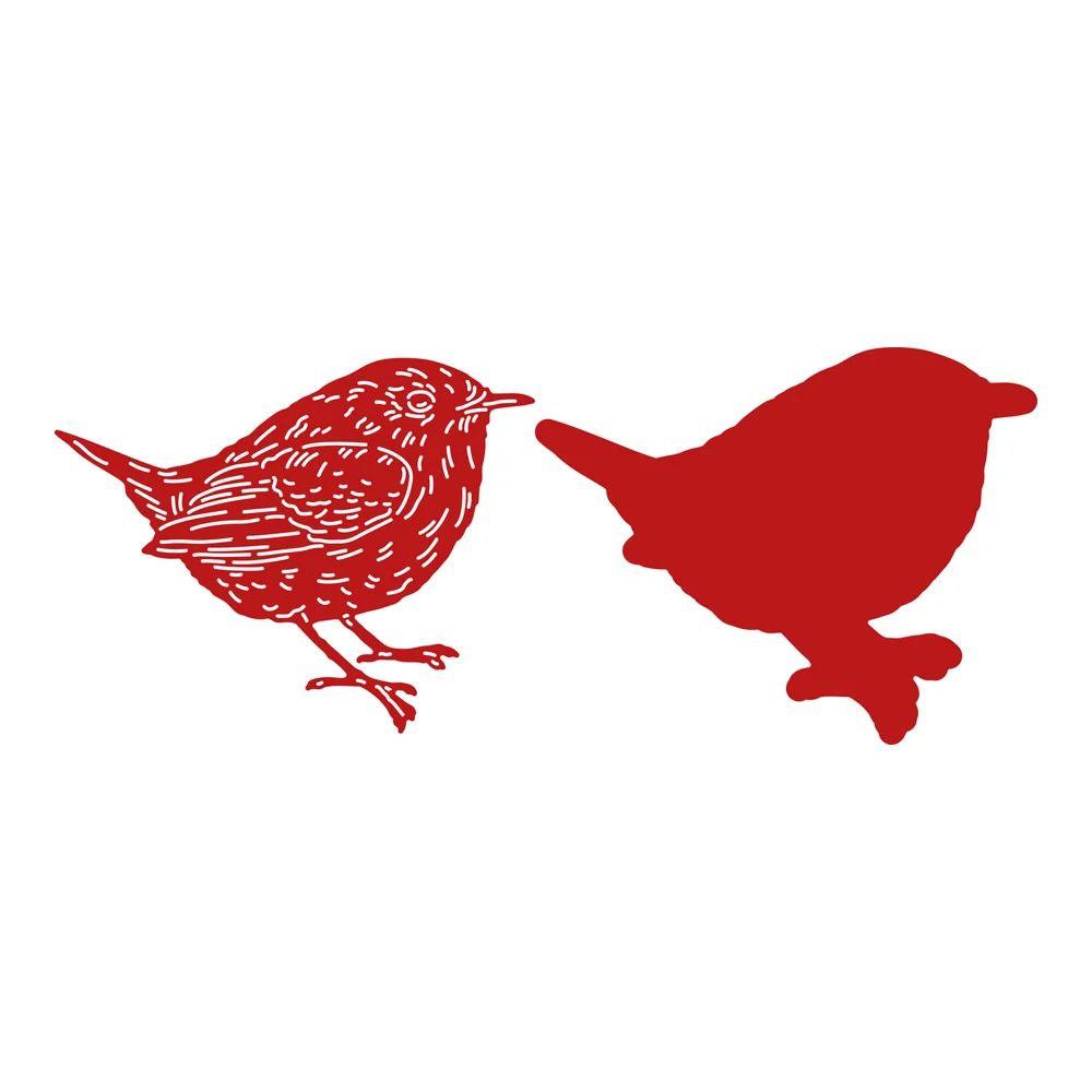 

Bird Animal Scuttle Die Metal Cutting Dice And Stamps Stencils For Scrapbooking Stamps Embossing Mold Diy Paper Cards Craft New