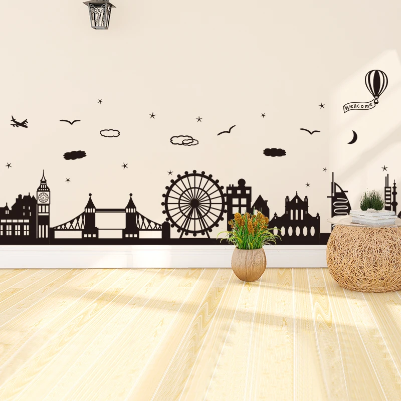 [SHIJUEHEZI] европейские конструкции опорная доска наклейки для детской комнаты