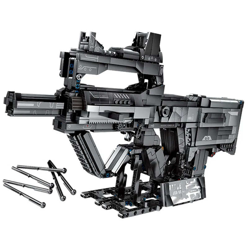 Сембо Swat Wars город полиция оружие Строительный Блок военный пистолет 95 штурмовые