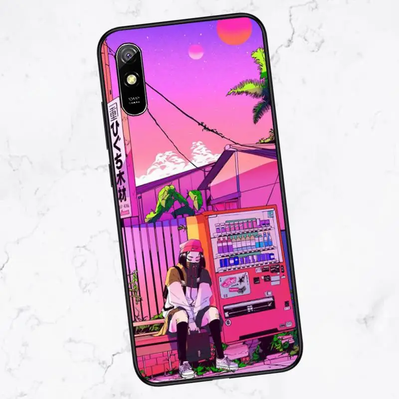 

Art Pixel Aesthetic Silicone Phone Case For Xiaomi Redmi 4x 5 plus 6A 7 7A 8 mi8 8lite 9 note 4 5 7 8 pro