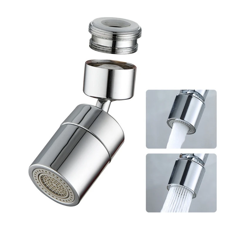 

Universal Filter Faucet 1080Swivel Rotating Splash-proof Water Nozzle Leakproof Kitchen Sink Tap Head Spray Aerator