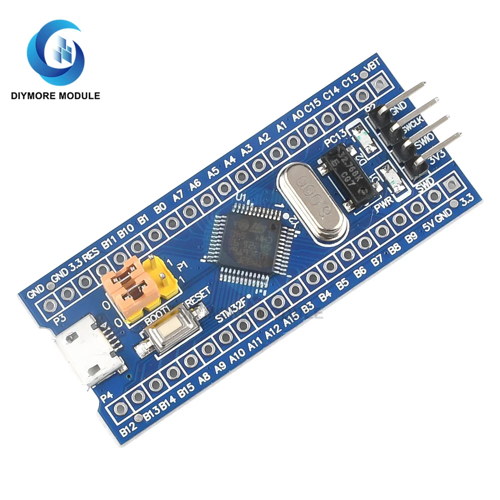 STM32 Minimum System Development Board STM32F103C6T6 ARM Module For STM32F103C8T6 Embedded Microcomputer Core Board Module