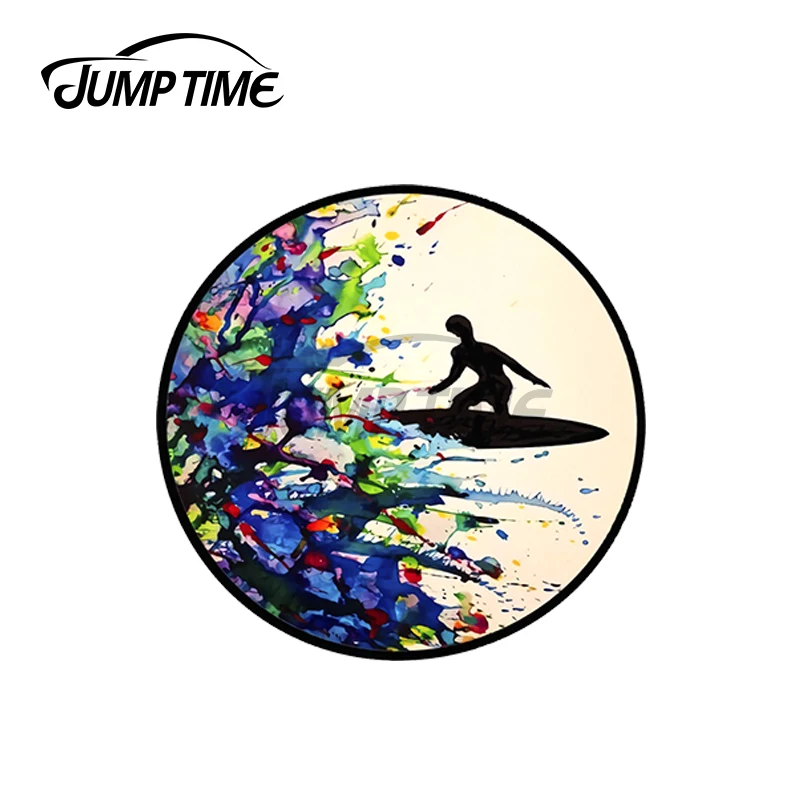 Автомобильная наклейка JumpTime 13x12 см для сёрфинга защита от солнца прикуса царапин