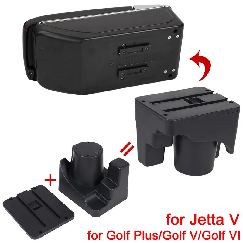 Подлокотник для Volkswagen Golf Jetta 2003-2012 универсальный держатель чашки пепельница