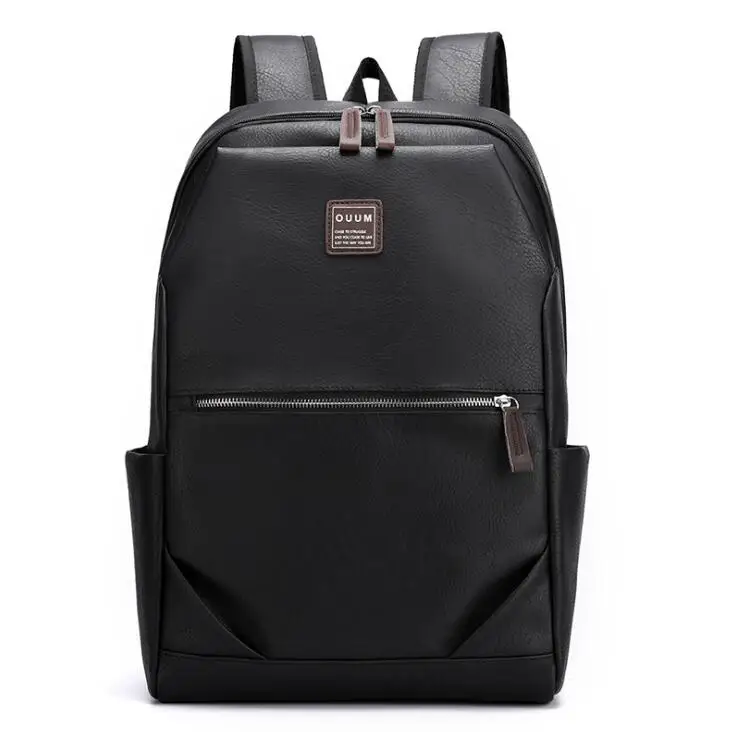 

2021 New Casual Men PU Shoulder Bag Casual Fashion Backpack Travel Bag Backpack