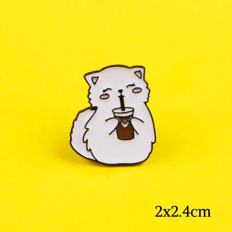 

Prajna Cute Dog Enamel Pin Cartoon Animal Unicorn Alpaca Brooches Denim Shirt Collar Lapel Pins Badge Jewelry Gifts