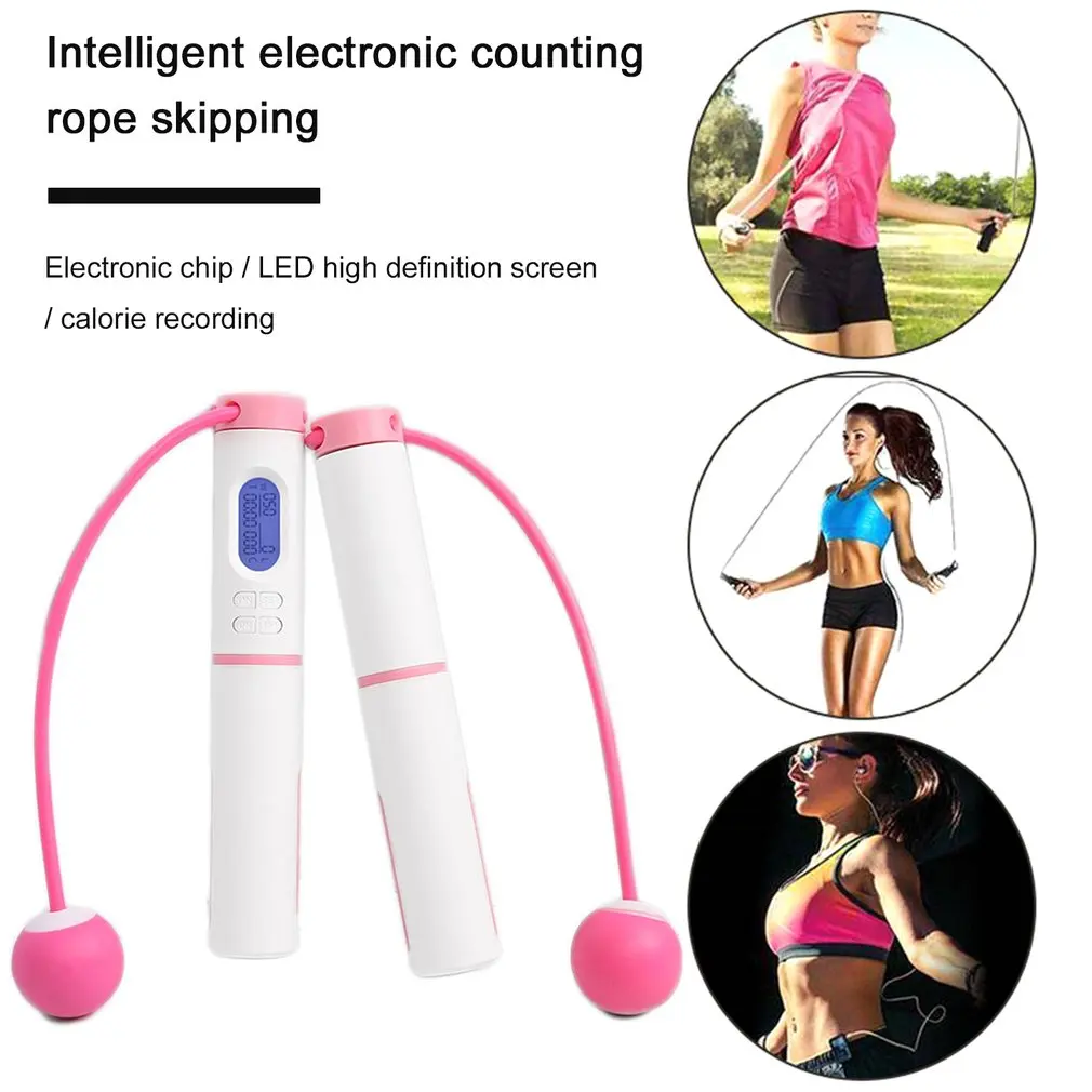 

Cordless Jump Ropes Smart Electronic Digital wireless Skip Rope Calorie Lose Weight Fitness Body Building Exercise Jumping Rope