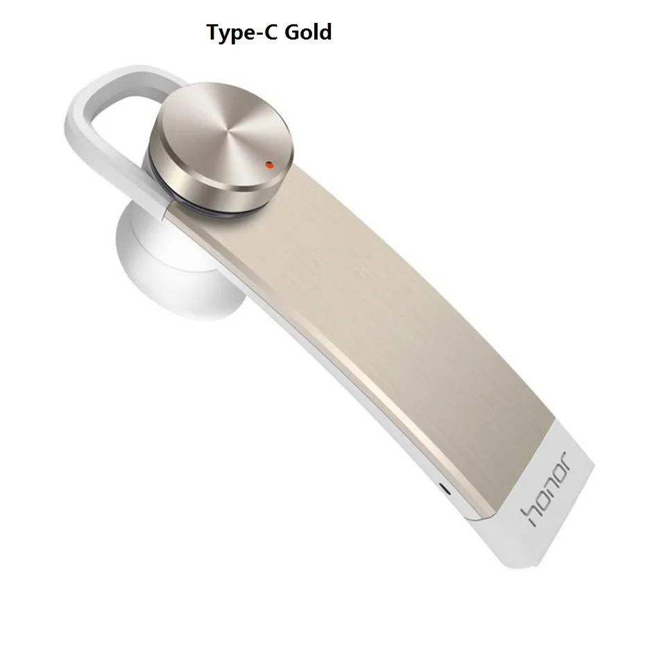 Type-c Gold Huawei Honor AM07, наушники, форма свистка, Bluetooth 4,1, беспроводная стерео Музыкальная гарнитура, наушники без рук для huawei mate 9 P10 - Цвет: Type-c Gold