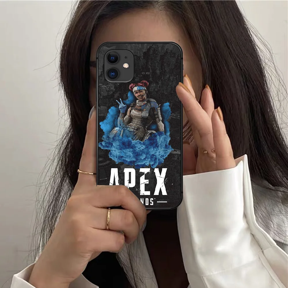 

Game Apex legends Phone Case For Iphone 12 Mini 11 PRO X XR XS MAX 6 6s 7 8 Plus 4 5 5s SE 2020 black Coque Fashion Etui Soft