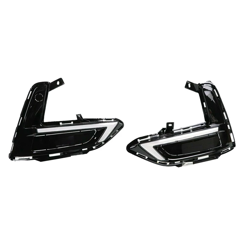 

for Nissan Sentra 2019-2020 LED DRL Daytime Running Light with Dynamic Turn Signal Lamp Fog Light (White + Yellow)