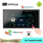 Автомагнитола LeeKooLuu, универсальный мультимедийный проигрыватель 2 din на android для toyata VIOS, CROWN, CAMRY, HIACE, PREVIA, COROLLA, RAV4