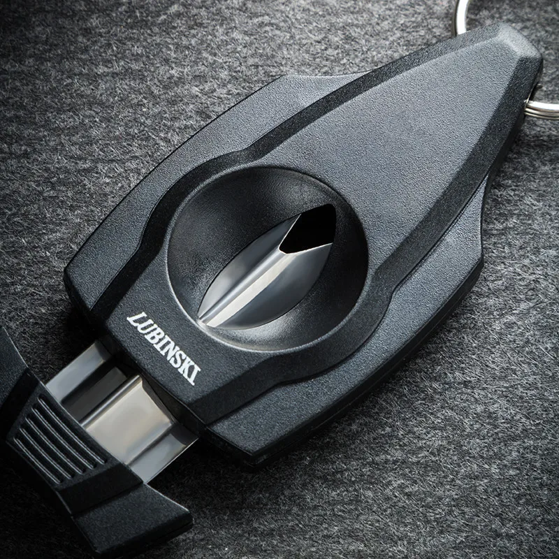 Портативный дорожный резак для сигар из нержавеющей стали V-образной формы