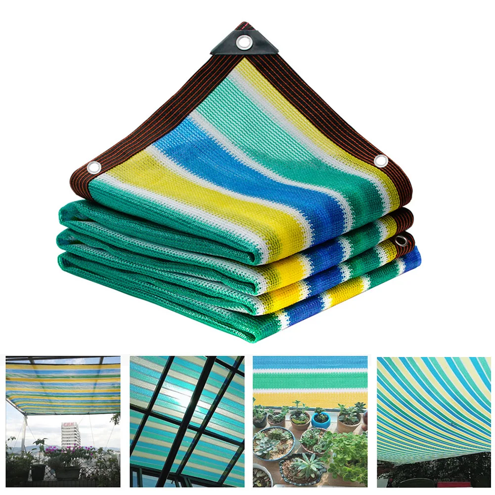 

HDPE Outdoor Sun Shade Thickened Yard UV Block Shelter Garden Screen Fence Balcony Privacy With Grommets Patio Wind Protection