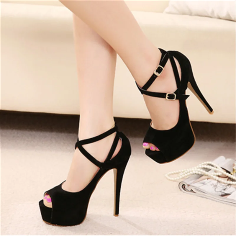 WADNASO/Новая женская обувь пикантные вечерние туфли-лодочки на платформе и тонком