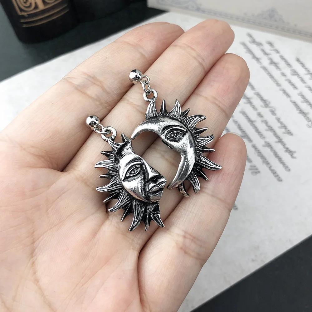 Серьги-подвески в готическом стиле ювелирные украшения для пар темный ветер