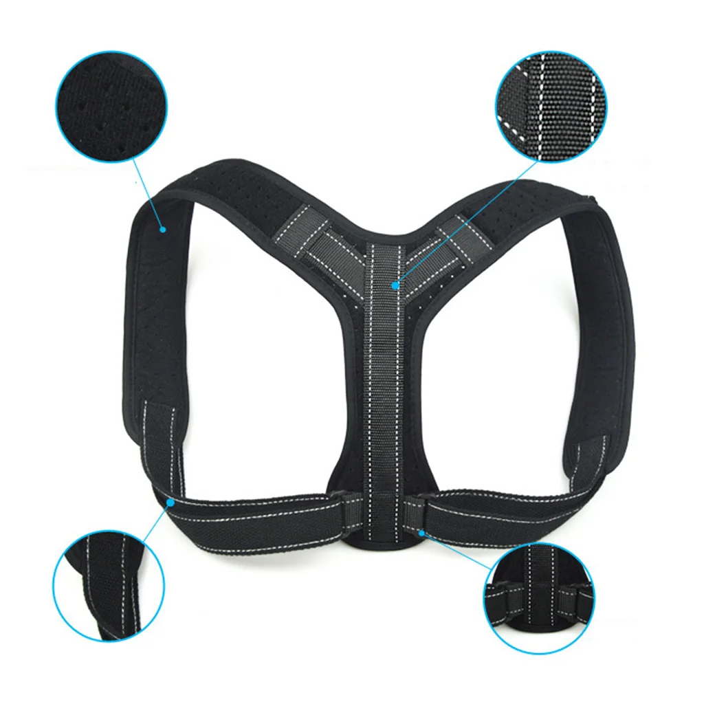 Корректор осанки поддержка ключицы для мужчин и женщин верхняя часть спины |
