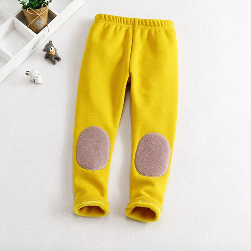 Mallas acolchadas de terciopelo y algod&oacute;n para ni&ntilde;a, Leggings c&aacute;lidos, a la moda, para Oto&ntilde;o e Invierno-4