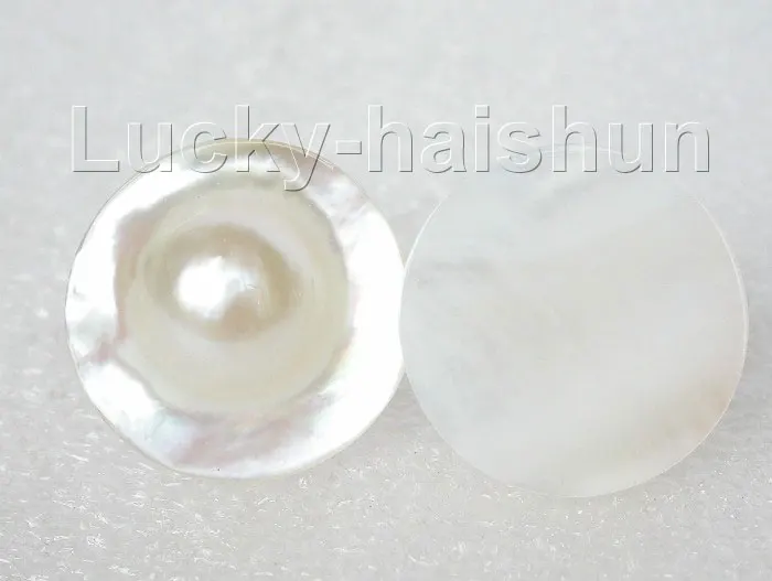 + Оптовая продажа 2 шт натуральный 20 мм белый Южно-морской жемчуг россыпью бусины |