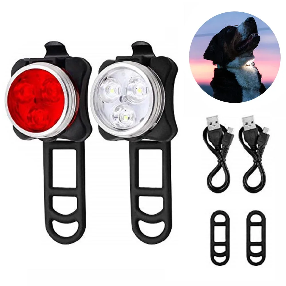 

Pet Dog Cat Safety Led Light 4 Modes USB Rechargeable Dogs Light LED Outdoor Night For Pet Collar Harness Leash Dog Accessories