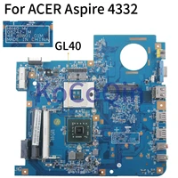 kocoqin laptop motherboard for acer aspire d525 d725 4732z hm40 mv 08242 1m 48 4bw01 01m gl40 mainboard