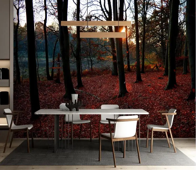 

Фотообои на заказ, наклейки на фото, лесное озеро, свежая трава, фон, papel de parede, 3D обои для стен 3d