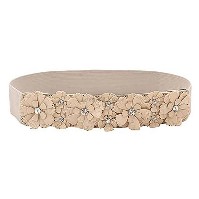 Женское эластичное платье-стрейч из синтетической кожи с цветком розы |