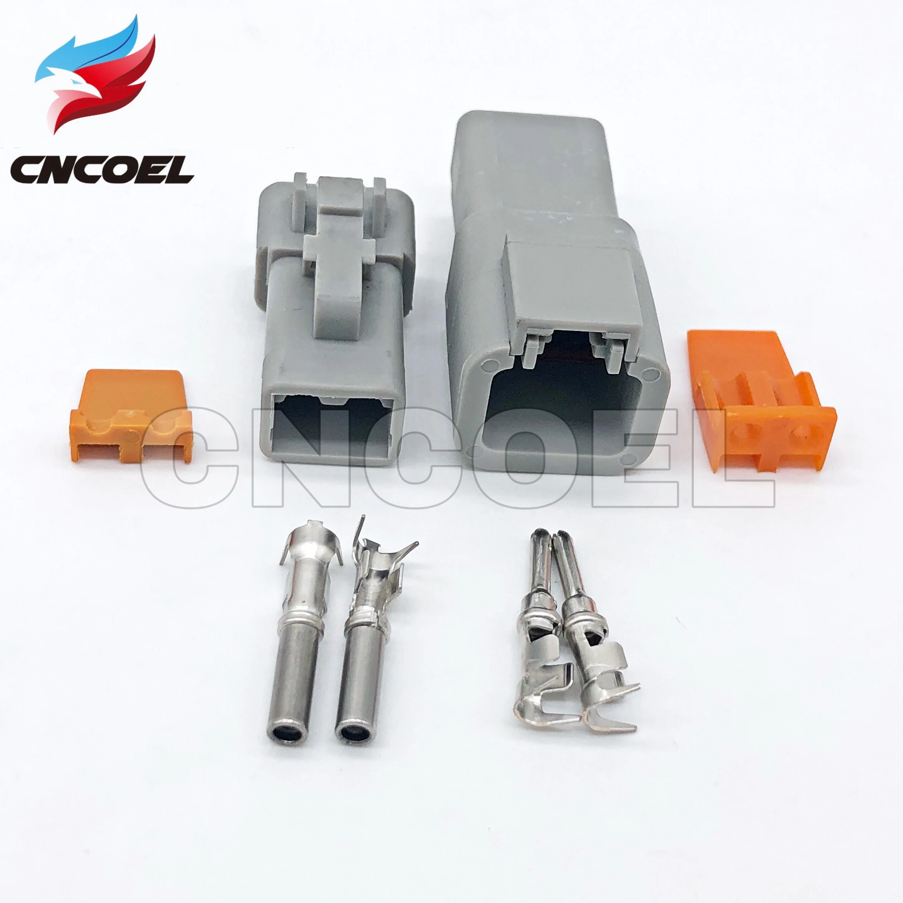 Deutsch DTP 2 Pin серый мужской и женский водонепроницаемый Электрический авто разъемы